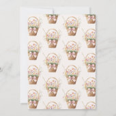 Sweet Fresh Off the Market Floral Bridal Shower Einladung (Rückseite)