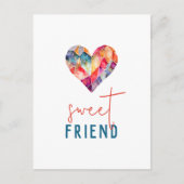 Sweet Freund danke Ihnen herzlich Karte (Vorderseite)