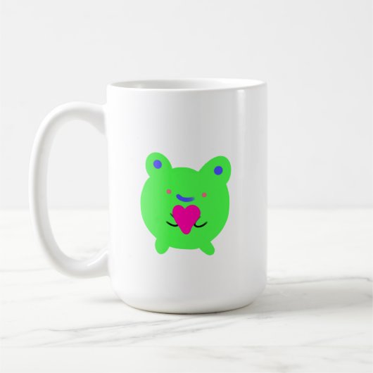Sweet Frog mit Herz Kaffeetasse (Links)