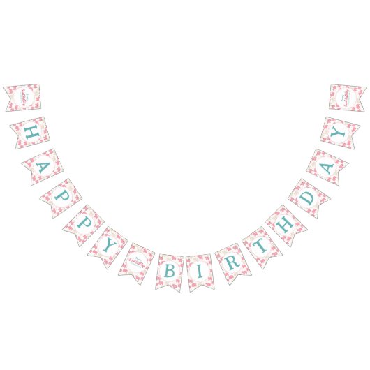 Sweet Frosted Animal Cookies Birthday Wimpelkette (Alle)