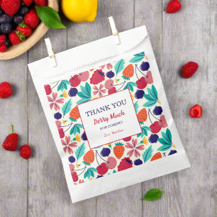 Sweet Fruits Vielen Dank Berry Much Baby Dusche Geschenktütchen