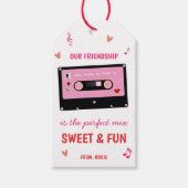 Sweet & Fun Friendship Valentine Gift Tag Cassette Geschenkanhänger (Vorderseite)