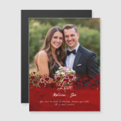 Sweet & Fun personalisiert FotoValentine Tageskart Magnetkarte (Vorne/Hinten)