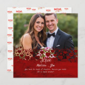 Sweet & Fun Personalisiertes Foto Valentinstag Einladung (Vorne/Hinten)