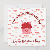 Sweet & Fun Personalisiertes Foto Valentinstag Einladung (Rückseite)