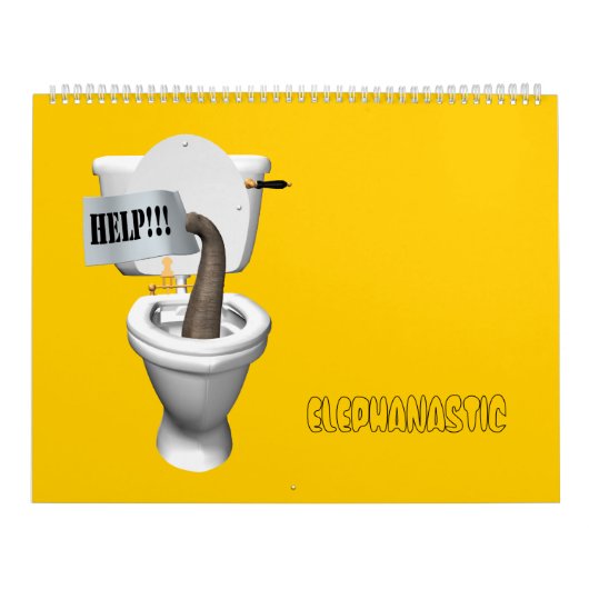 Sweet Funny Elephant Crossbreeds 2023 Kalender (Titelbild)