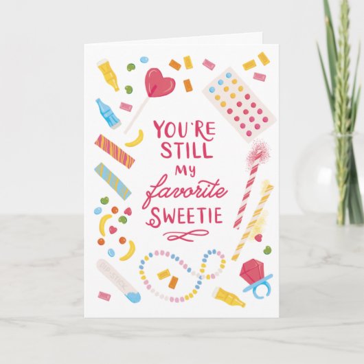 Sweet Funny Millennium ial Candy Greeting Card Karte (Vorderseite)