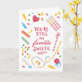 Sweet Funny Millennium ial Candy Greeting Card Karte (Gelbe Blume)