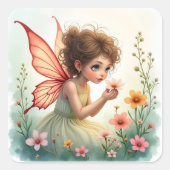 Sweet Garden Fairy Sticker (Vorderseite)