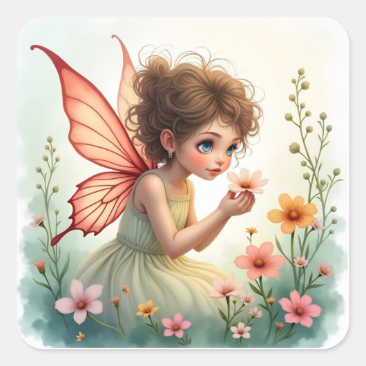 Sweet Garden Fairy Sticker (Vorderseite)
