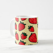 Sweet Garden Tasse - Rote Erdbeeren (Vorderseite Links)
