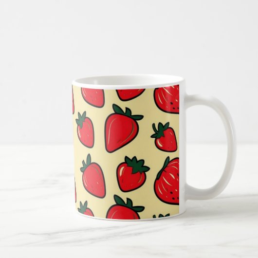 Sweet Garden Tasse - Rote Erdbeeren (Rechts)