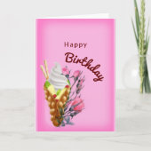 Sweet Geburtstag Karte (Vorderseite)