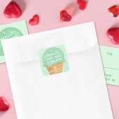 Sweet Gelato Mint Classroom Valentine's Day Card Begleitkarte