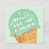 Sweet Gelato Mint Classroom Valentine's Day Card Begleitkarte (Vorderseite)