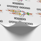 Sweet Genes Inside DNA Replication Spaß Geschenkpapier (Ecke)