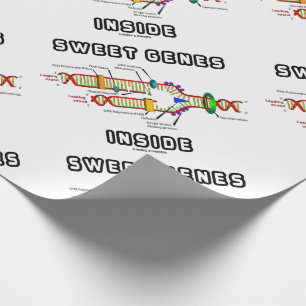 Sweet Genes Inside DNA Replication Spaß Geschenkpapier
