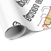 Sweet Genes Inside DNA Replication Spaß Geschenkpapier (Rolleneckpunkt)