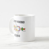 Sweet Genes Inside DNA Replication Spaß Kaffeetasse (Vorderseite Links)