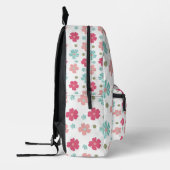 Sweet Geometric Spring Flowers Bedruckter Rucksack (Links)