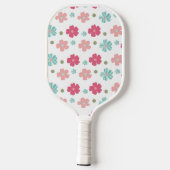 Sweet Geometric Spring Flowers Pickleball Schläger (Rückseite)