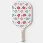 Sweet Geometric Spring Flowers Pickleball Schläger (Vorderseite)