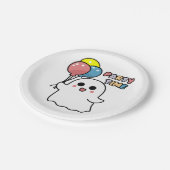 Sweet Ghost Bereit für das Party Pappteller (Schrägansicht)