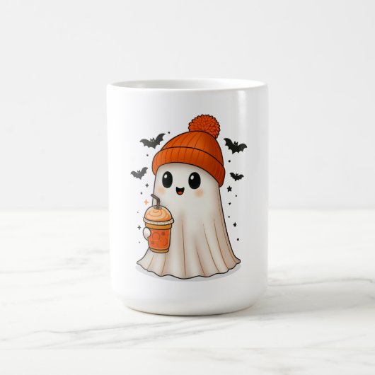 Sweet Ghost Halloween Design Tasse. Kaffeetasse (Mittel)