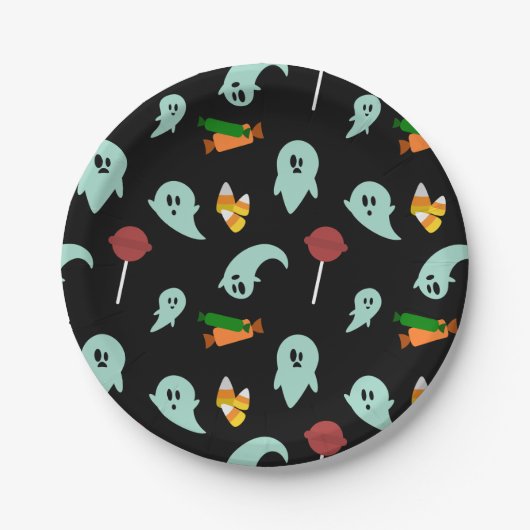 Sweet Ghost Pappteller (Vorderseite)