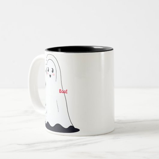 Sweet Ghost Zweifarbige Tasse (Vorderseite Links)