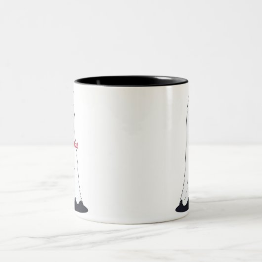 Sweet Ghost Zweifarbige Tasse (Mittel)