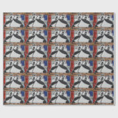 Sweet Giant Pandas Graffiti Geschenkpapier (Flach)