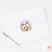 Sweet Giant Spitz Dog Stickers (Umschlag)