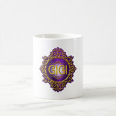 Sweet GIGI Royal Lila & Gold Kaffeetasse (Mittel)