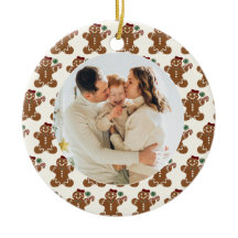 Sweet Gingerbread Girl Frame Familie Weihnachten