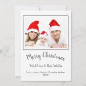 Sweet Gingerbread House Feiertagskarte (Rückseite)