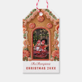 Sweet Gingerbread House Foto Geschenkanhänger
