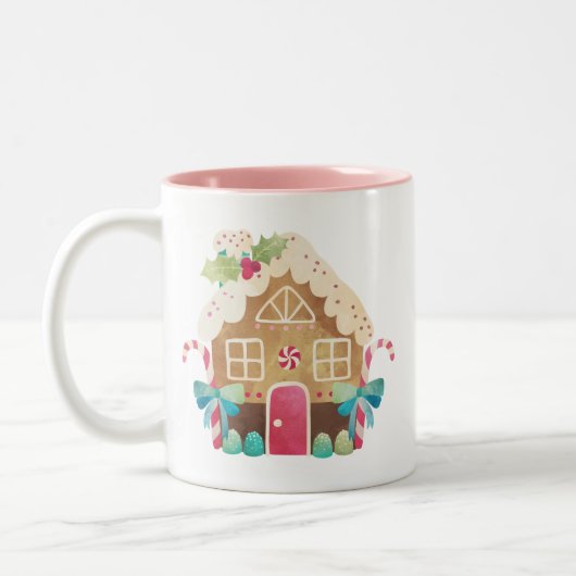 Sweet Gingerbread House Tasse (Links)