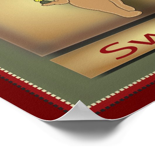 Sweet Gingerbread Man | Original Poster (Ecke)