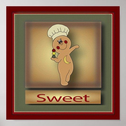 Sweet Gingerbread Man | Original Poster (Vorne)