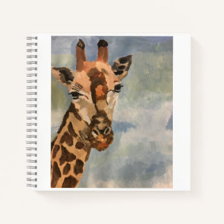 Sweet Giraffe im Journal Notizblock