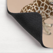 Sweet Giraffe Lieben zum Klavierspielen Mousepad (Ecke)