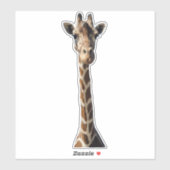 Sweet Giraffe Pop Up Cut Out Sticker (Blatt)