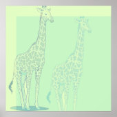 Sweet Giraffe Poster (Vorne)