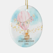 Sweet Girl Baby's First Christmas Ornament (Rechts)