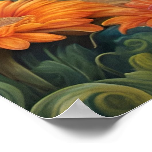 Sweet Girl Yorkie Poster (Ecke)