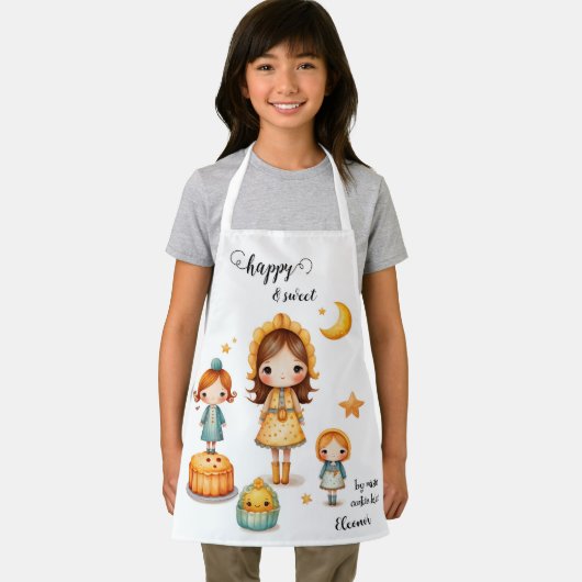 Sweet Girly Cookie Baker Schürze (Insitu)