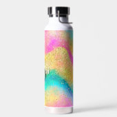Sweet Glamour Rainbow Alcohol Ink Splash Trinkflasche (Links)