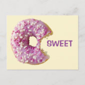 SWEET Glazed Donut Postkarte (Vorderseite)