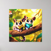 Sweet Glider Pair Design Leinwanddruck (Vorderseite)